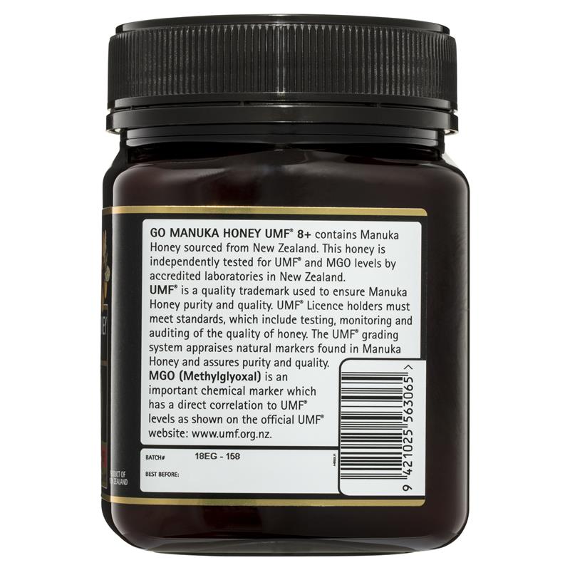 GO Healthy Manuka Honey UMF 8+ (MGO 180+) 1kg