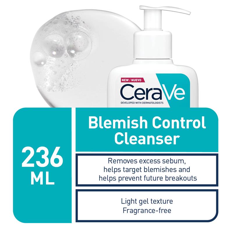 Sữa rửa mặt kiểm soát mụn CeraVe 236ml