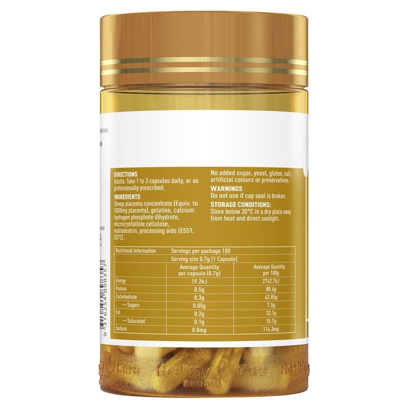 Healthy Care 羊胎盘 5000mg 100粒