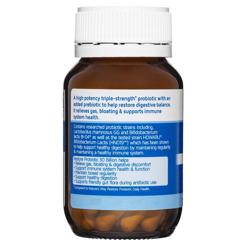 Nature's Way Restore Probiotic 30 tỷ 30 viên nang
