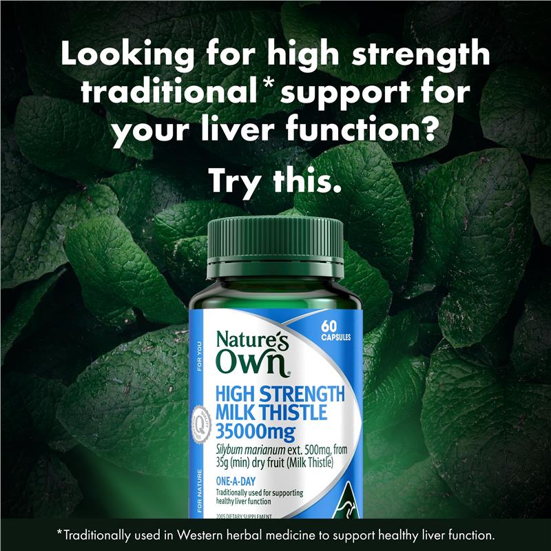 Cây kế sữa Nature's Own 35000mg 60 viên nang