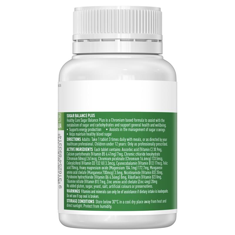 Viên uống cân bằng đường Healthy Care Sugar Balance Plus 90 viên