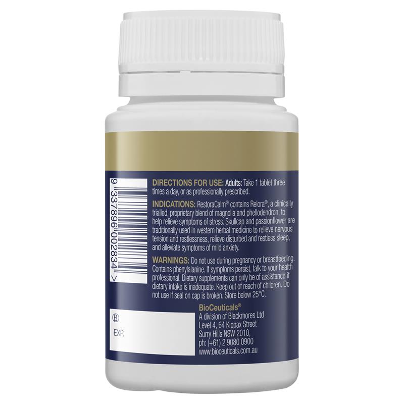 BioCeuticals RestoraCalm® 60片