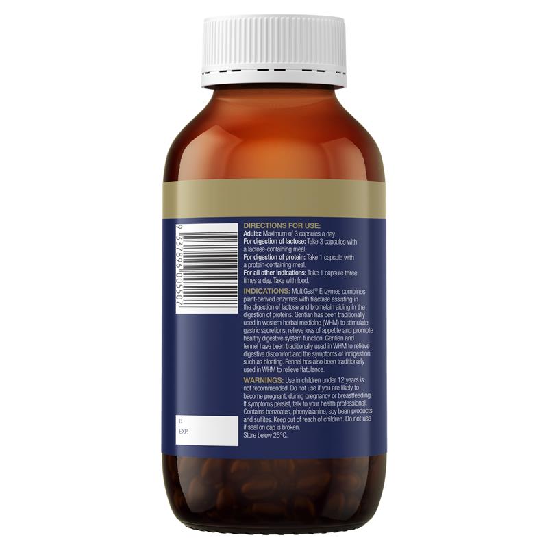 BioCeuticals MultiGest® 酶 180 粒胶囊