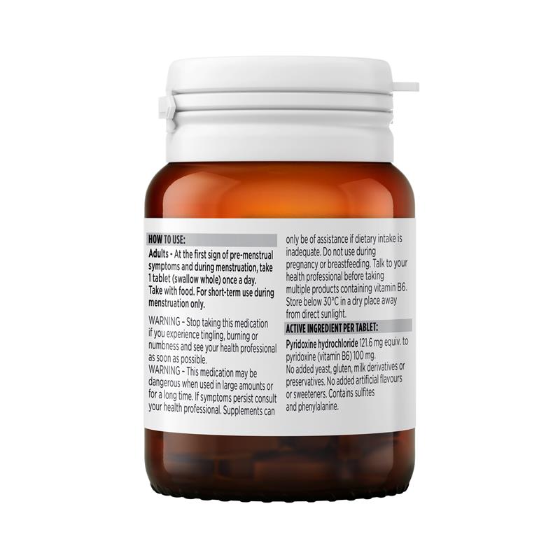 Blackmores Vitamin B6 100mg Sức khỏe phụ nữ 40 viên