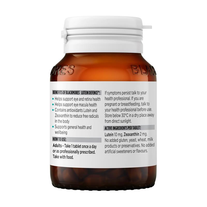 Viên uống bổ mắt Blackmores Lutein Defence Eye Care Vitamin 60 viên