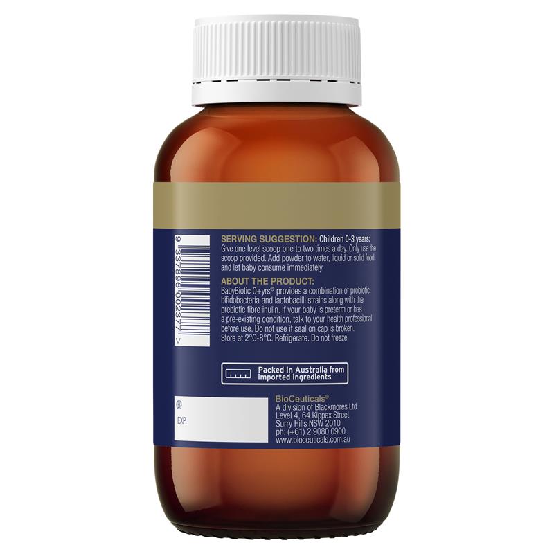 BioCeuticals BabyBiotic 0+ yrs® 100g Dòng tủ lạnh