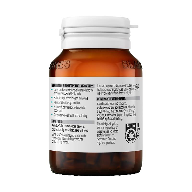 Blackmores Macu Vision Plus 60 Tablets