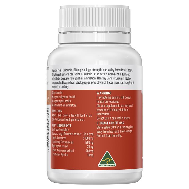 Healthy Care 姜黄素 1200 毫克 40 片