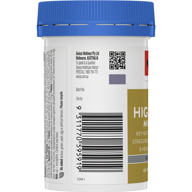 Swisse Men's Ultivite Power Multivitamin 40 viên