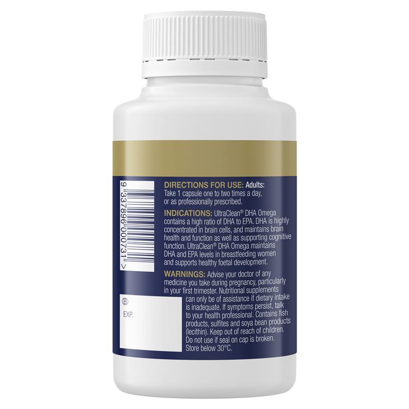 BioCeuticals UltraClean® DHA Omega 60粒胶囊