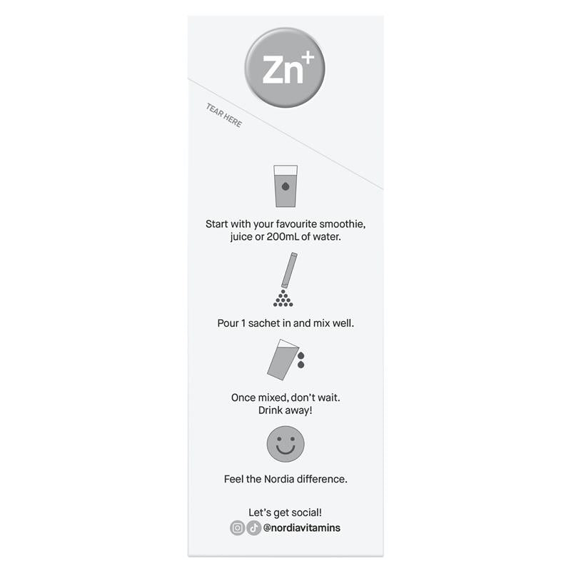 Bột Nordia Zinc+ 28 Gói
