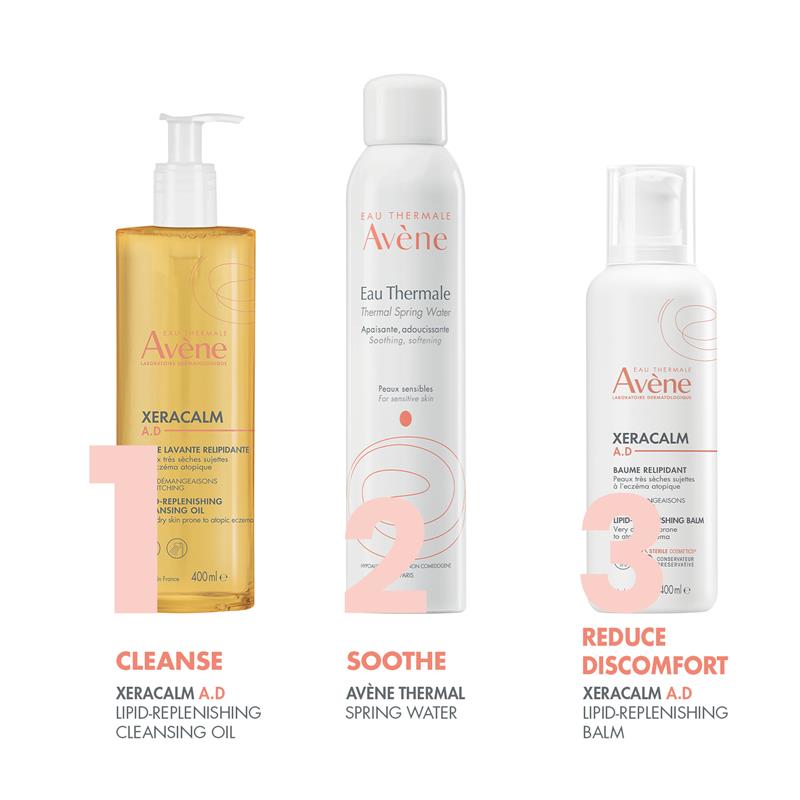Avene XeraCalm AD Cleansing Oil 400ml - Sữa rửa mặt dành cho da bị chàm