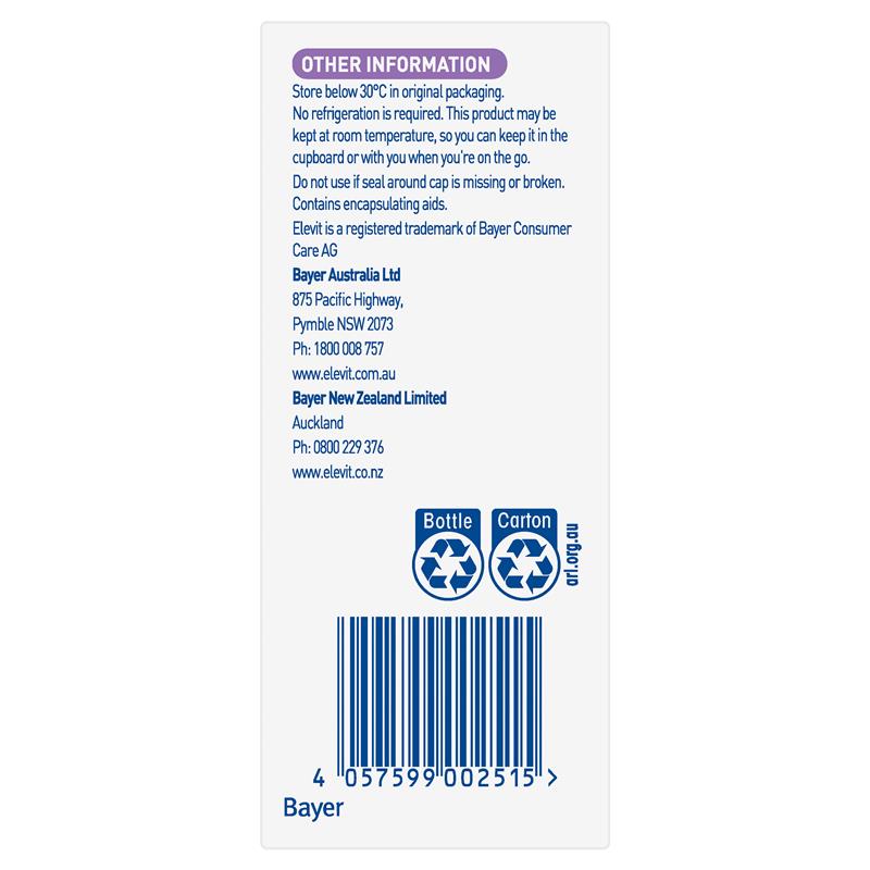 Elevit Probiotics Immunity & Gut Health 30 Capsules