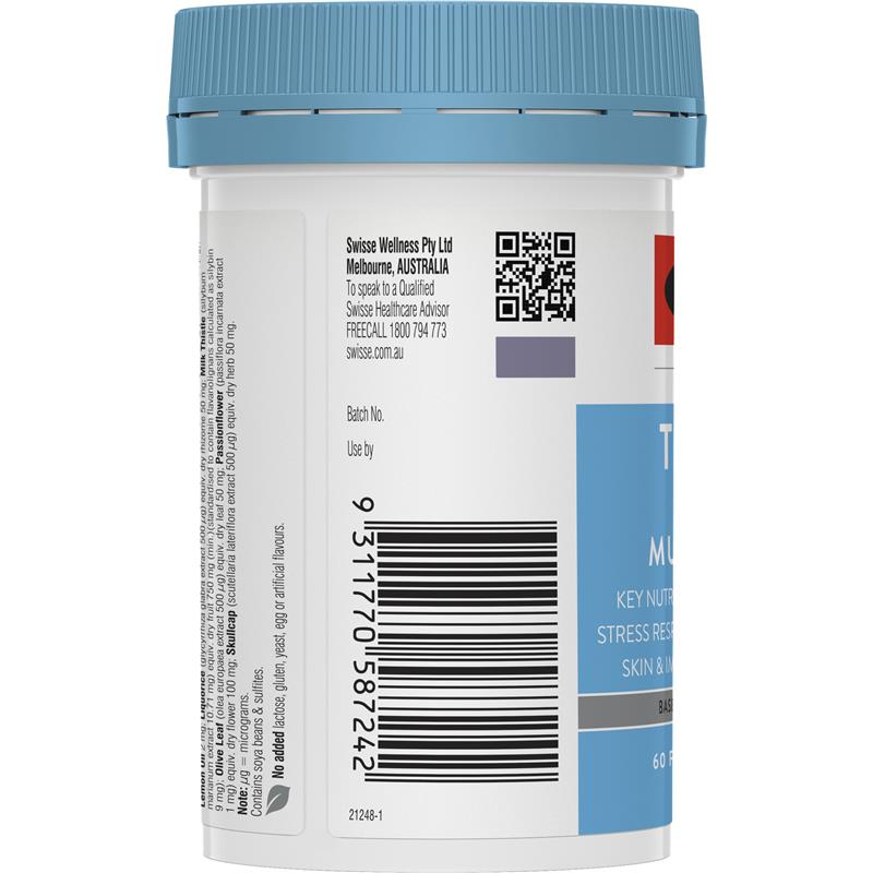 Swisse Teenage Ultivite Men's Multivitamin 60 viên