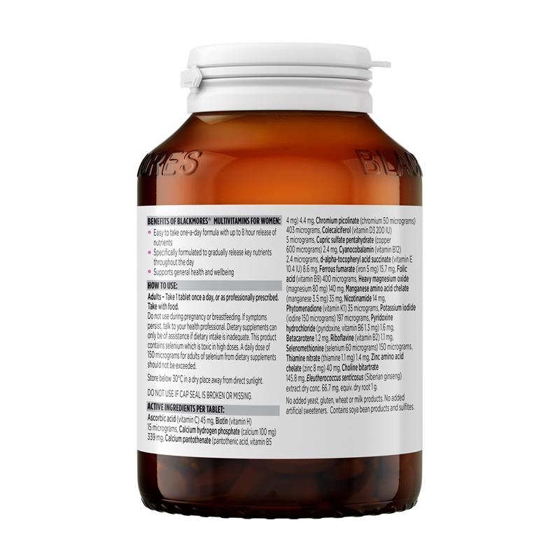 Blackmores Multivitamin For Women Sustained Release 150 Viên