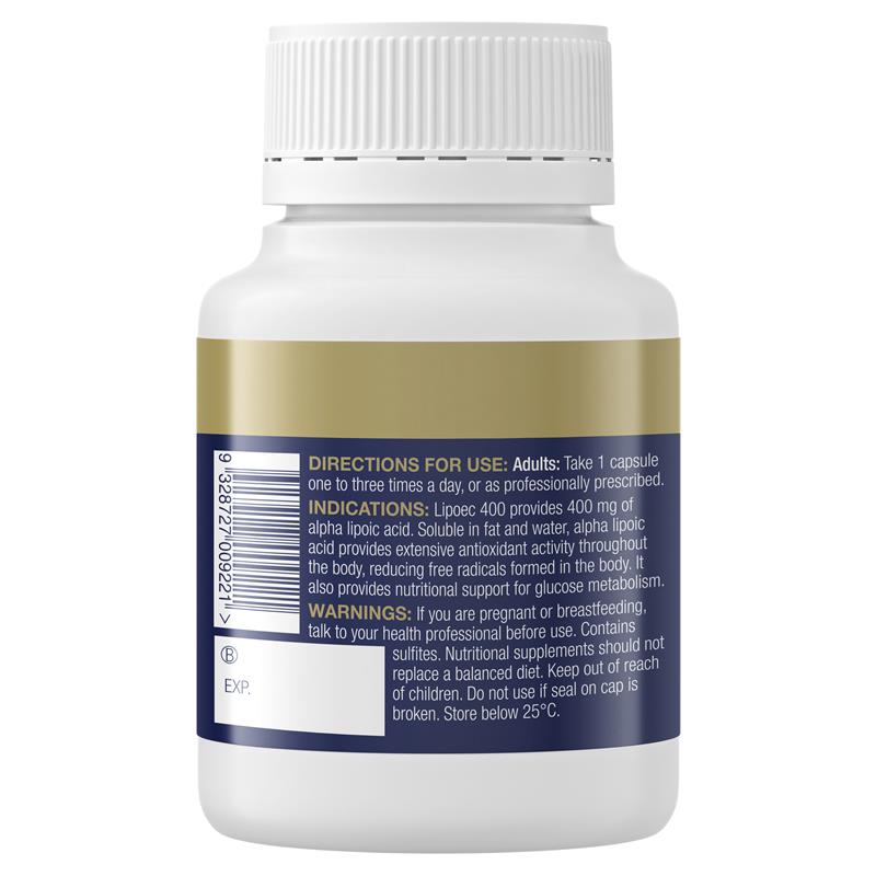 BioCeuticals Lipoec 400 60粒胶囊