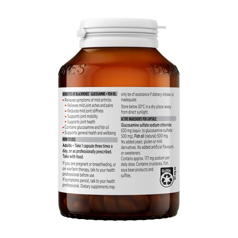 Viên uống bổ sung Glucosamine + Dầu cá Blackmores Joint Health Vitamin 90 viên