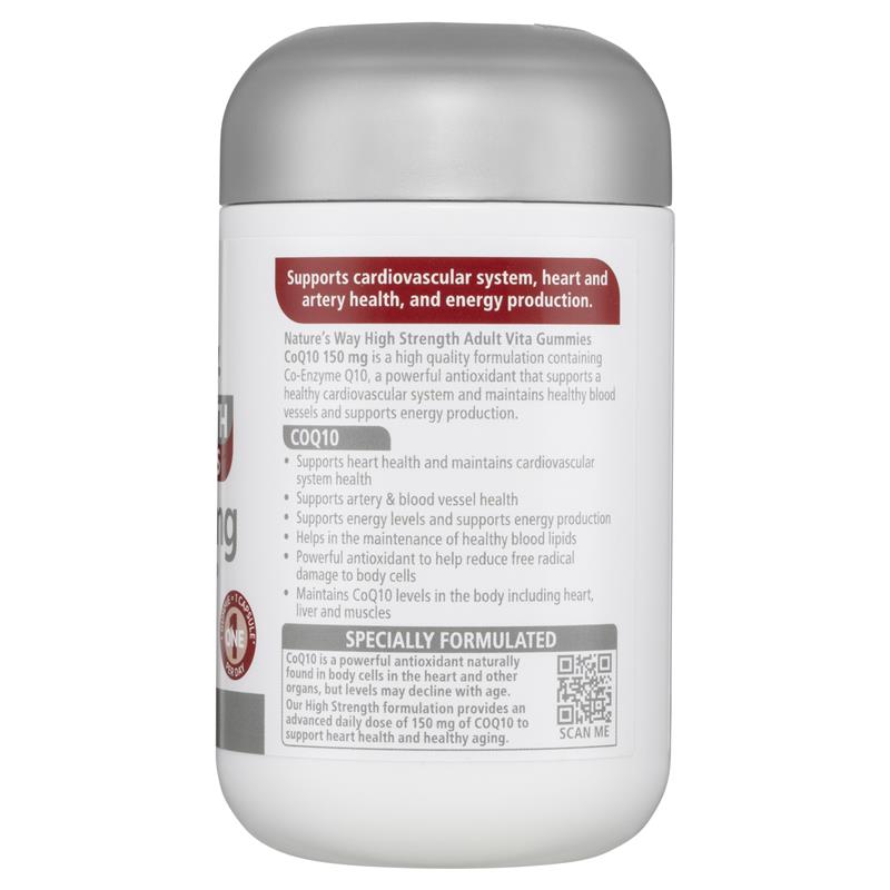 Kẹo dẻo Nature's Way Adult Vita Gummies hàm lượng CoQ10 cao 30 viên