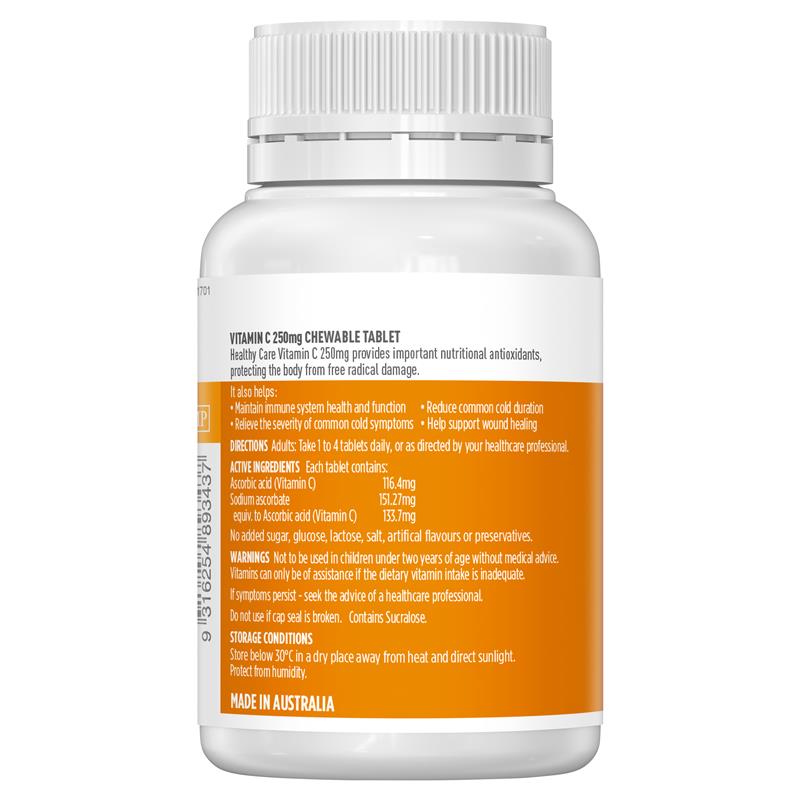 Healthy Care Vitamin C 250mg 150 Viên nhai