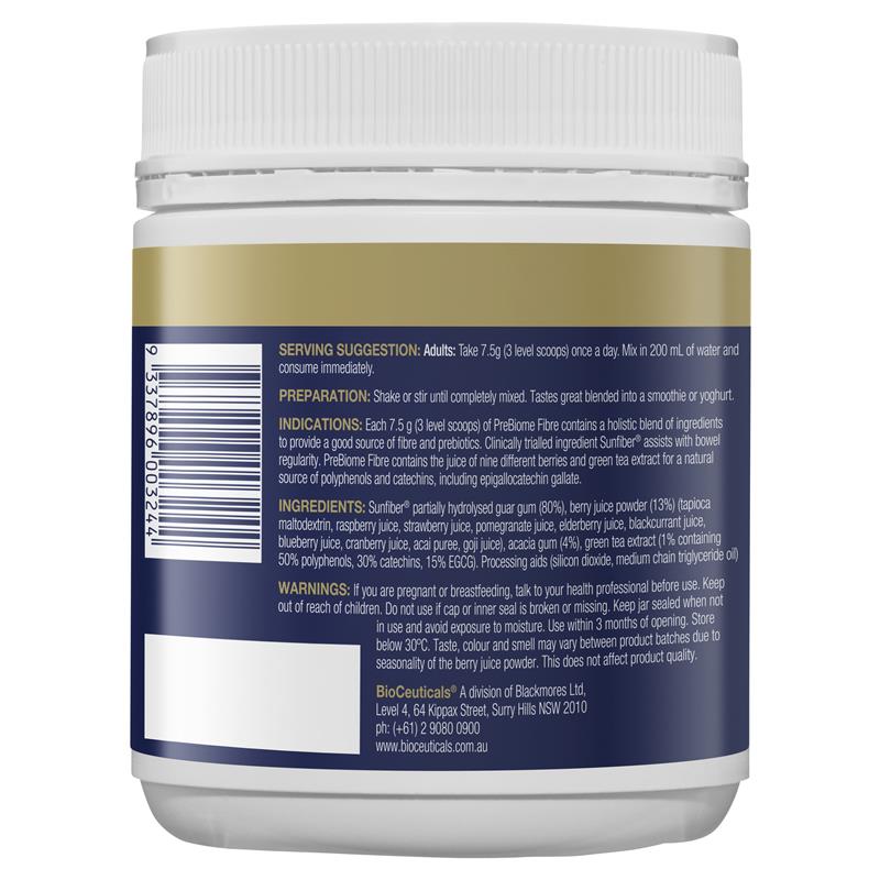 BioCeuticals PreBiome 纤维 150克