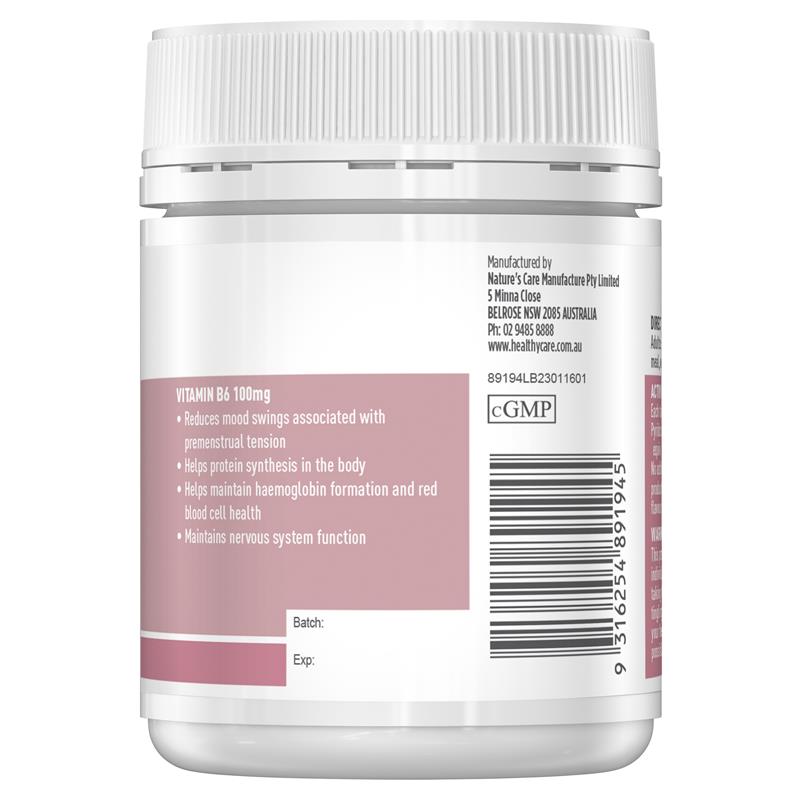 Healthy Care Vitamin B6 100mg 120 Viên