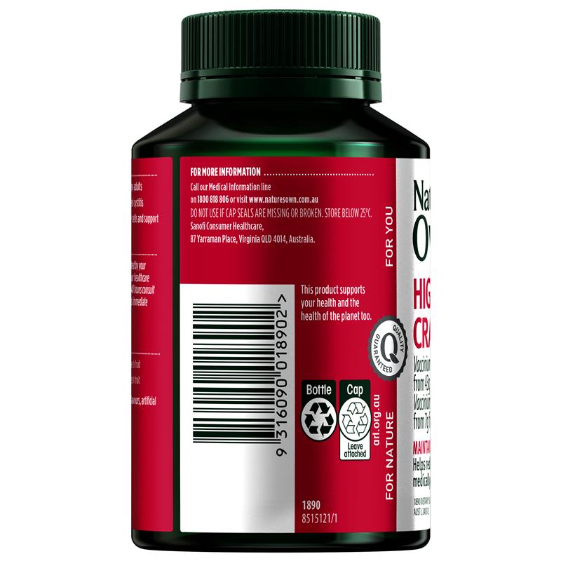 Nature's Own High Strength Cranberry 50.000mg 90 viên nang