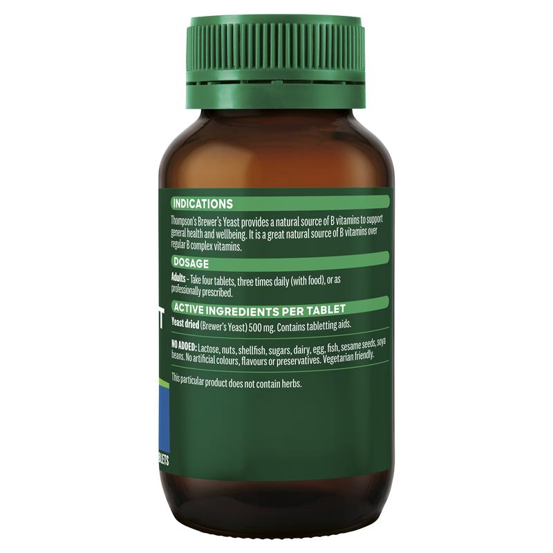 Thompson's Brewer's Yeast 100 Tablets