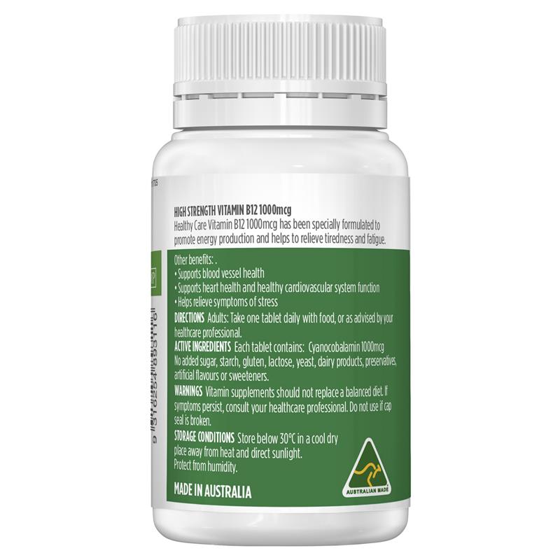 Healthy Care B12 1000mcg 60 Viên