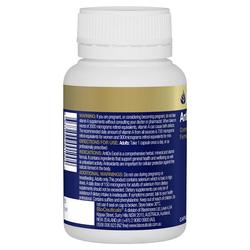 Bioceuticals AntiOx Excel 60粒胶囊