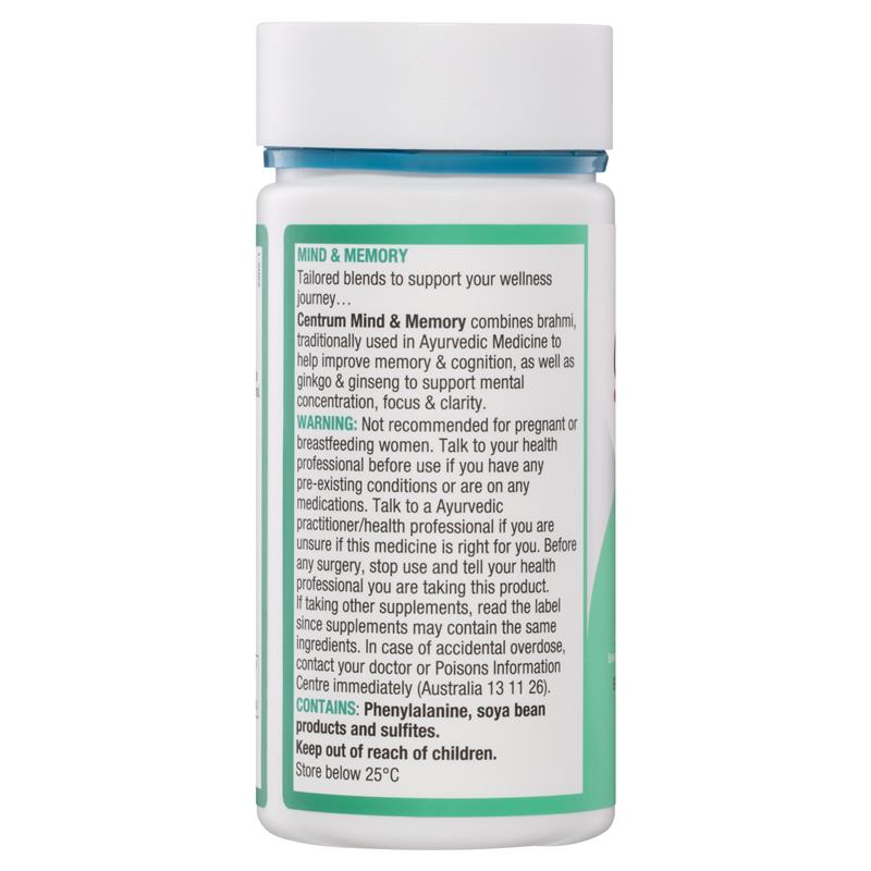Centrum Mind & Memory 100 Capsules
