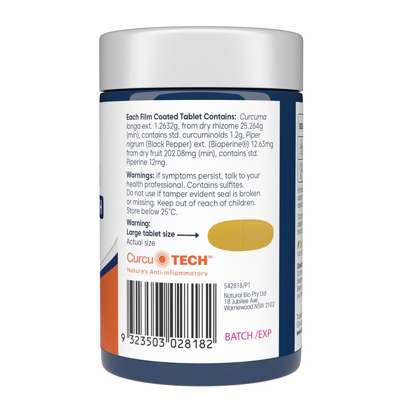 Bioglan 姜黄素双倍强度 1200 毫克 70 片