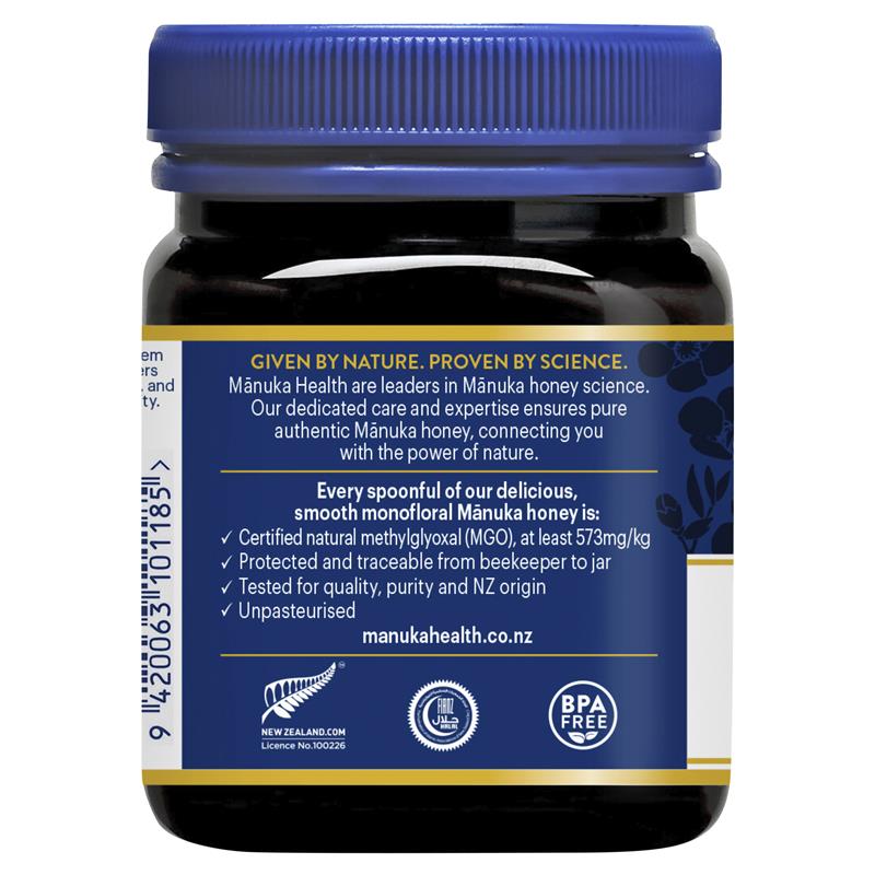 Manuka Health MGO573+ UMF16 Manuka Honey 250g