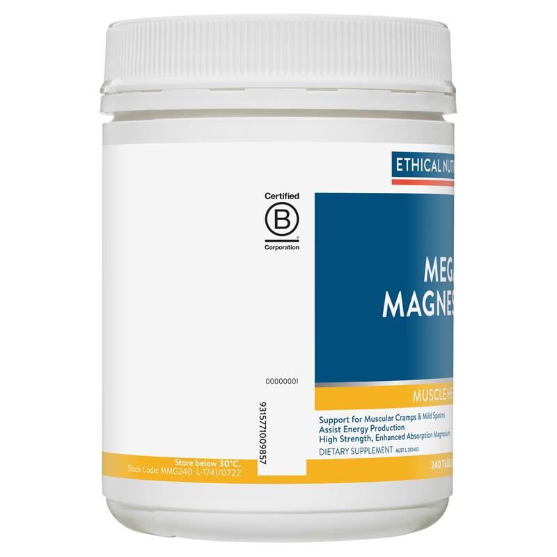 Viên uống bổ sung Magiê Ethical Nutrients Mega 240 viên