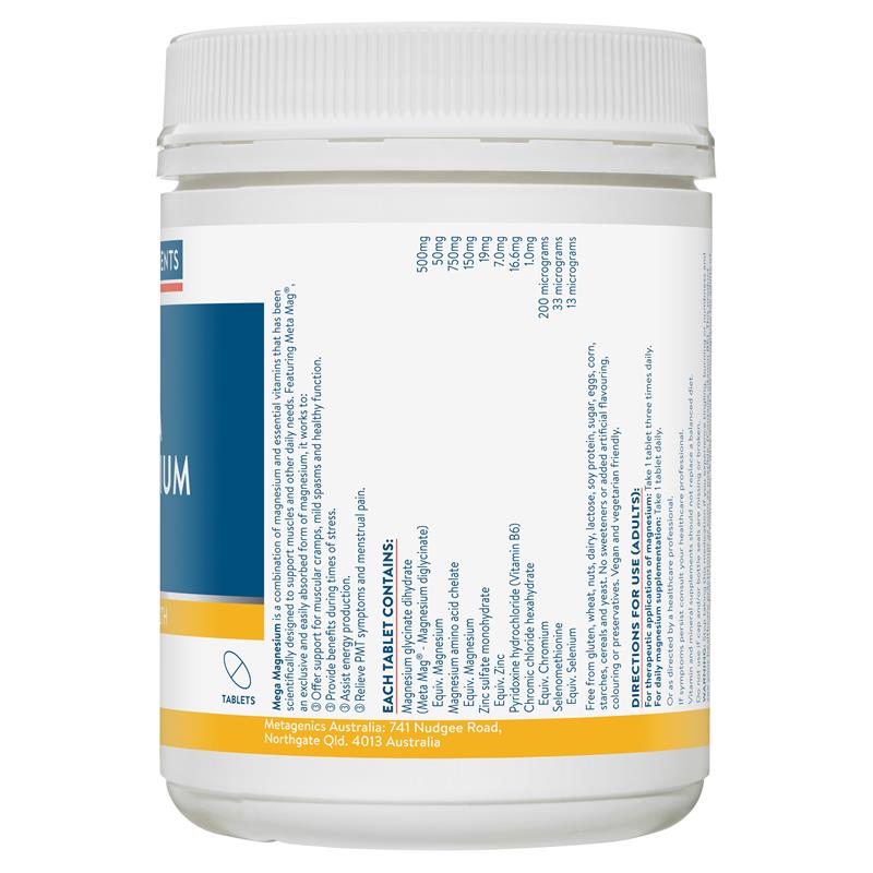 Viên uống bổ sung Magiê Ethical Nutrients Mega 240 viên