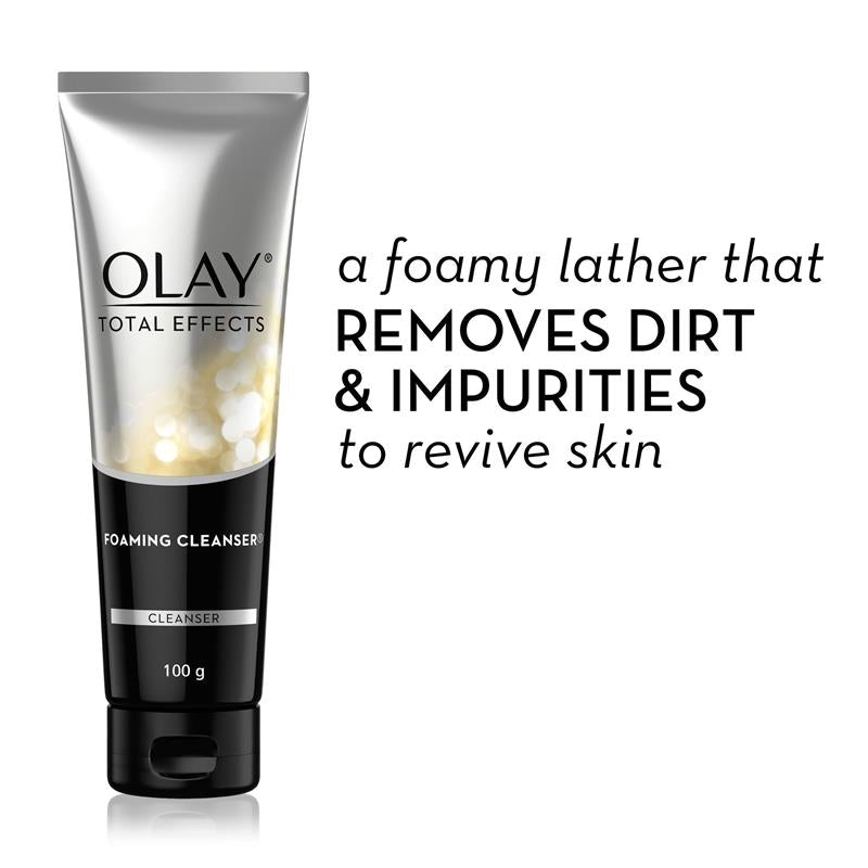 Sữa rửa mặt tạo bọt Olay Total Effects 100g