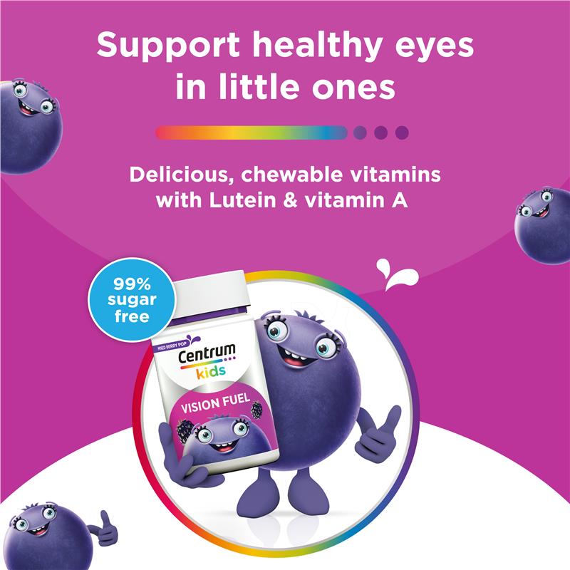 Centrum Kids Vision Fuel 50 Chewable Tablets