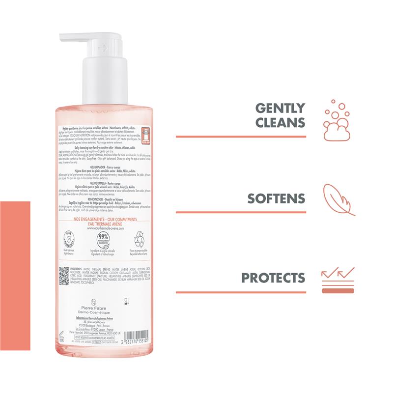 Gel rửa mặt Avene Xeracalm Nutrition 500ml