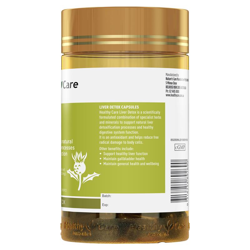 Healthy Care 肝脏排毒胶囊 100 粒