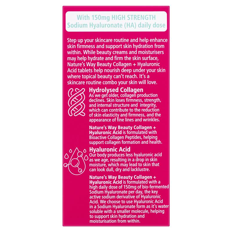 Nature's Way Beauty Collagen + Hyaluronic Acid 60 Viên