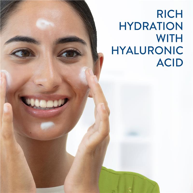 Kem dưỡng ẩm ban đêm Cetaphil Face Rich Hydrating Night Cream với Hyaluronic Acid 48g