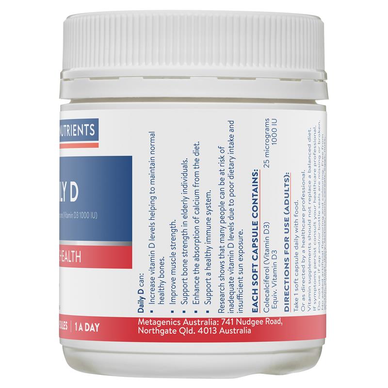 Viên nang Ethical Nutrients Daily D 270