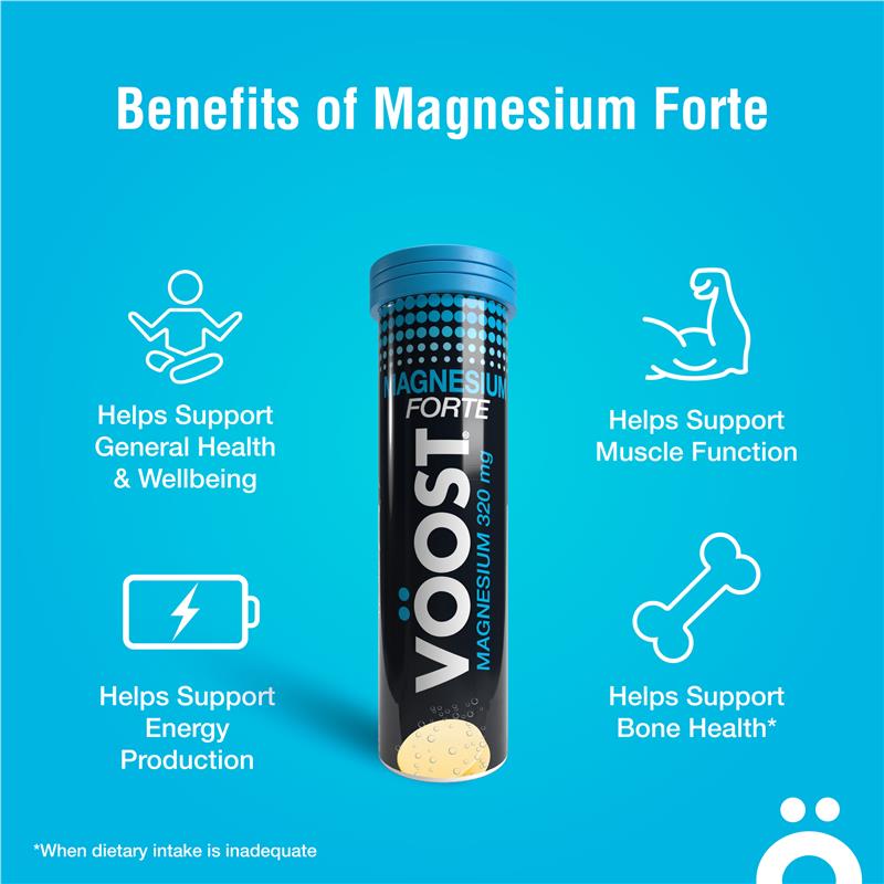 Viên sủi Voost Magnesium Forte 10 gói