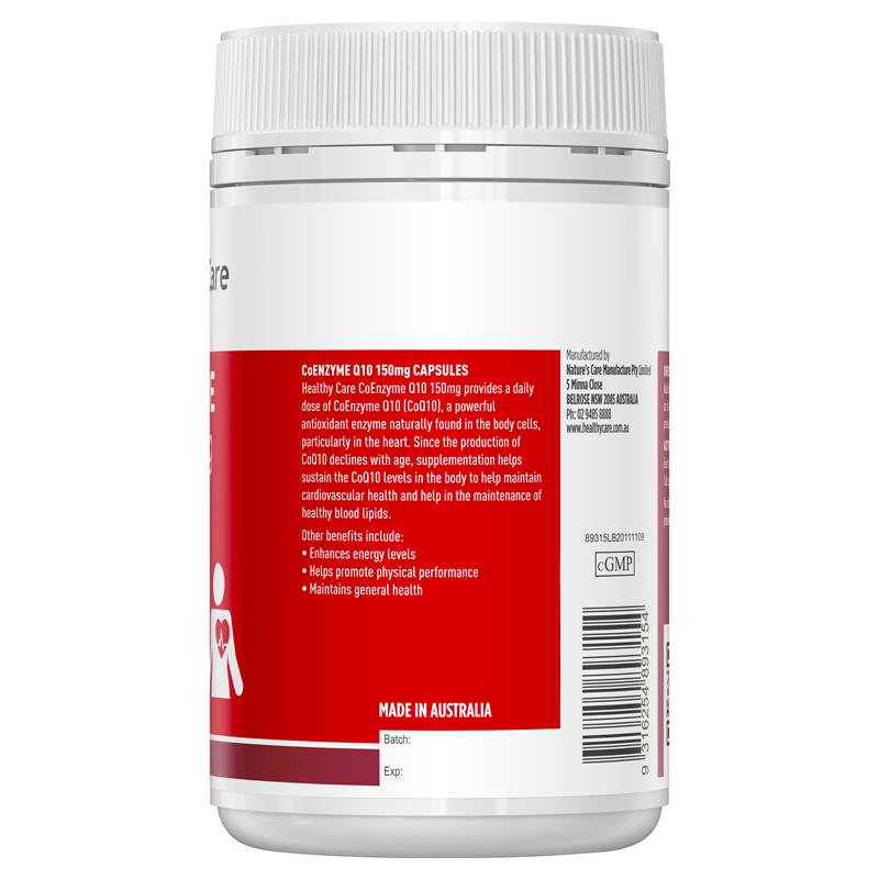 Healthy Care 辅酶Q10 150毫克 100粒胶囊