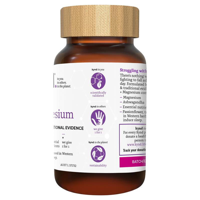 Kynd Sleep + Magnesium 30 Tablets