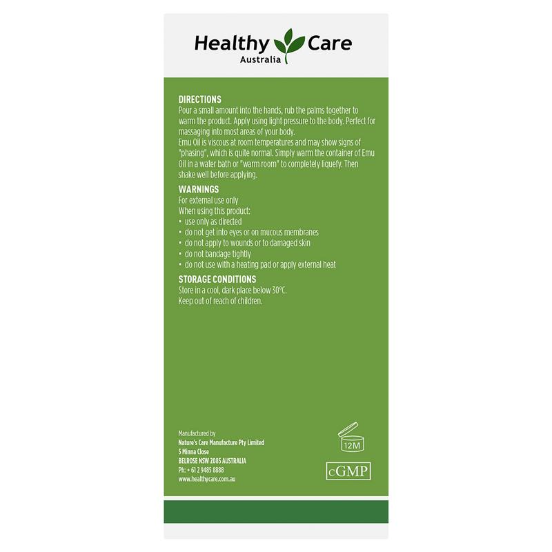 Healthy Care 鸸鹋热油 100ml
