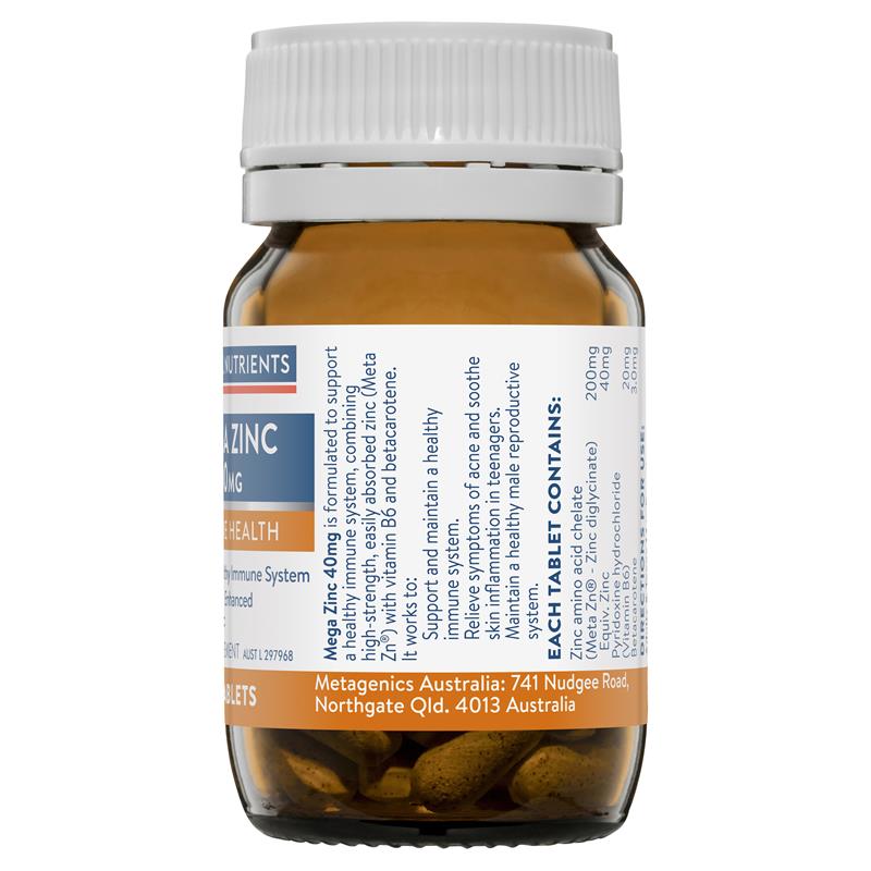 Ethical Nutrients Mega Zinc 40mg 60 Viên