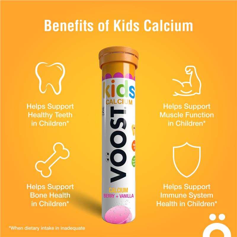 Viên sủi canxi Voost Kids Calcium 20 viên