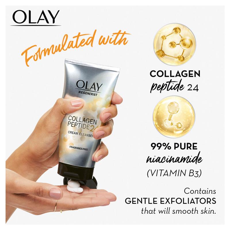 Sữa rửa mặt Olay Regenerist Collagen Peptide 24 Cream Cleanser 150ml