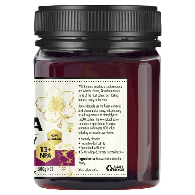 Barnes Naturals Australian Manuka Honey 500g MGO 400+